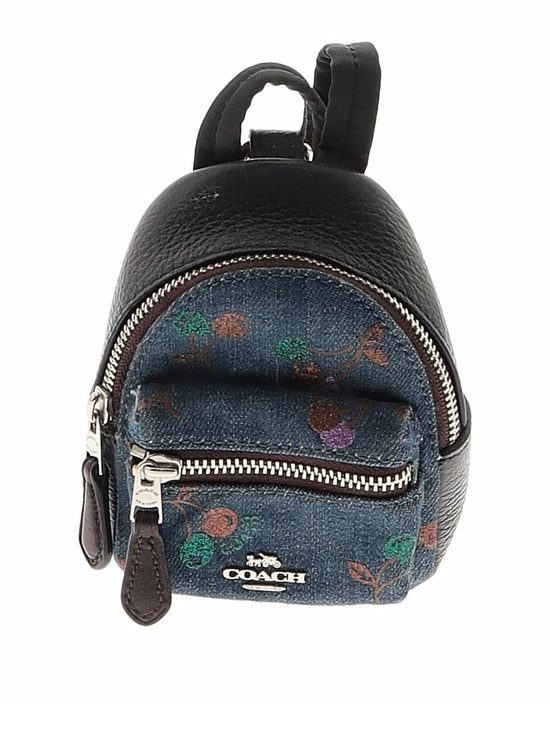 Coach Accessories - Coach denim cherry mini backpack key chain bag charm fob 31550